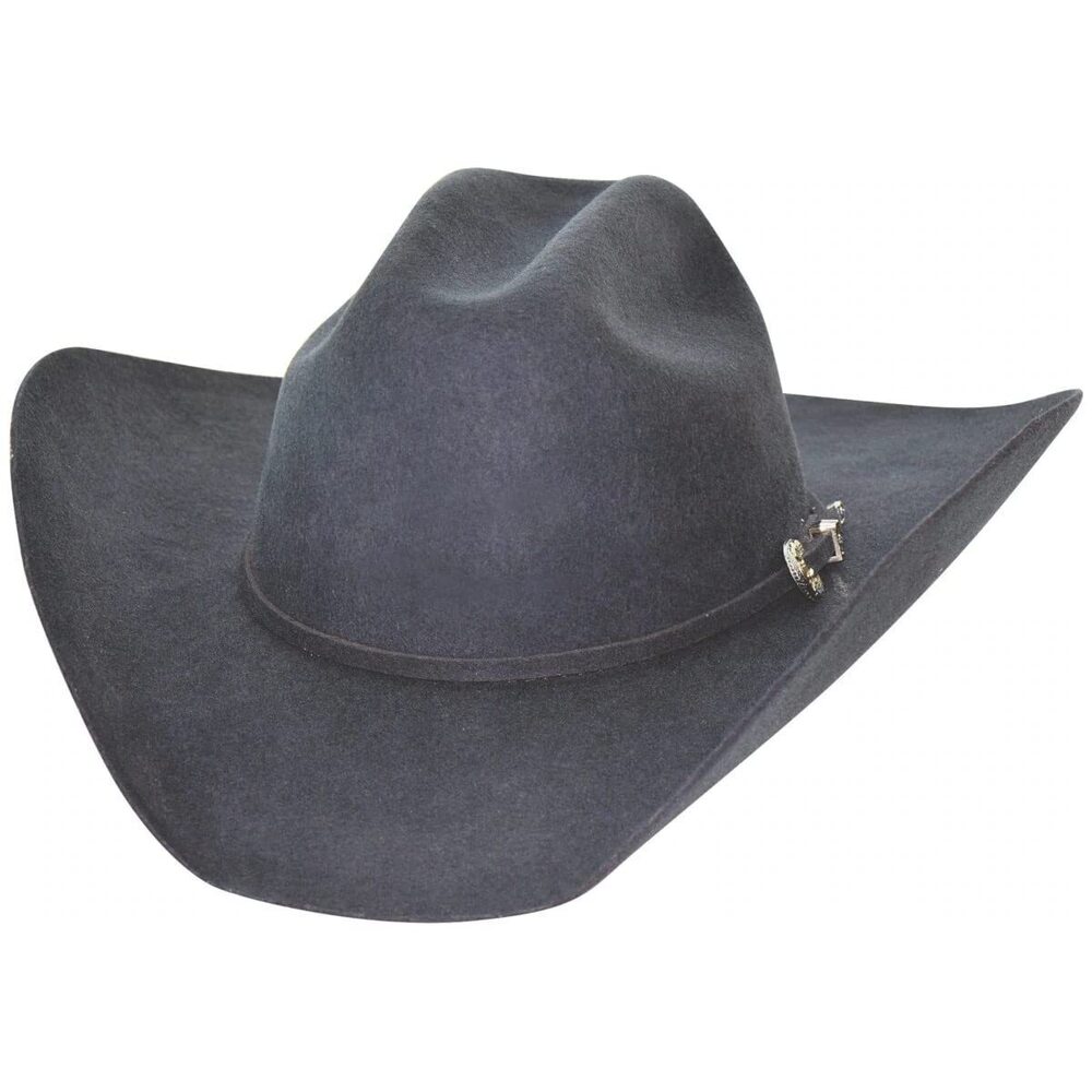 3124 Felt Collection Kingman 4X Premium Wool Western Cowboy Hat, 4" Brim 7